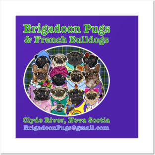 Brigadoon Pugs & French Bulldogs Posters and Art